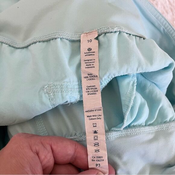 Lululemon Serene Loose Fit Pants Aqua Blue Size 10 - Picture 4 of 7